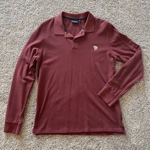 Paul Smith - Long Sleeve Zebra Polo